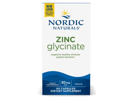 Nordic Naturals - Glycinát zinečnatý, 60 kapslí