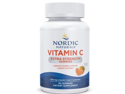 Nordic Naturals - Vitamín C - Extra strength, 60 gumových bonbónů