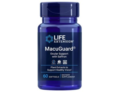 Life Extension - MacuGuard, podpora očí, 60 kapslí