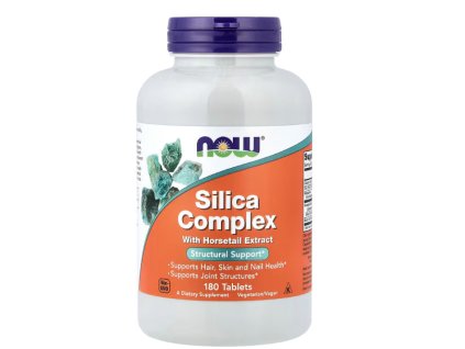 NOW Foods - Silica Complex with Horsetail Extract, 180 tablet