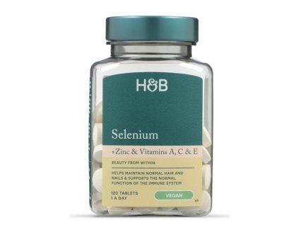 Holland & Barrett- Selenium + Zinc & Vits A, C & E, 120 tablet