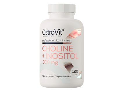 eng pl OstroVit Choline Inositol 300 mg 120 tablets 27103 1