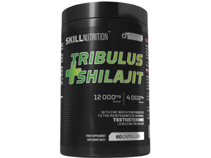 Skill Nutrition - Tribulus + Shilajit, 60 veg kapslí
