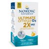 Nordic Naturals - Ultimate Omega 2xmini s vitamínem D3, 1120 mg citrón - 60 softgelových kapslí