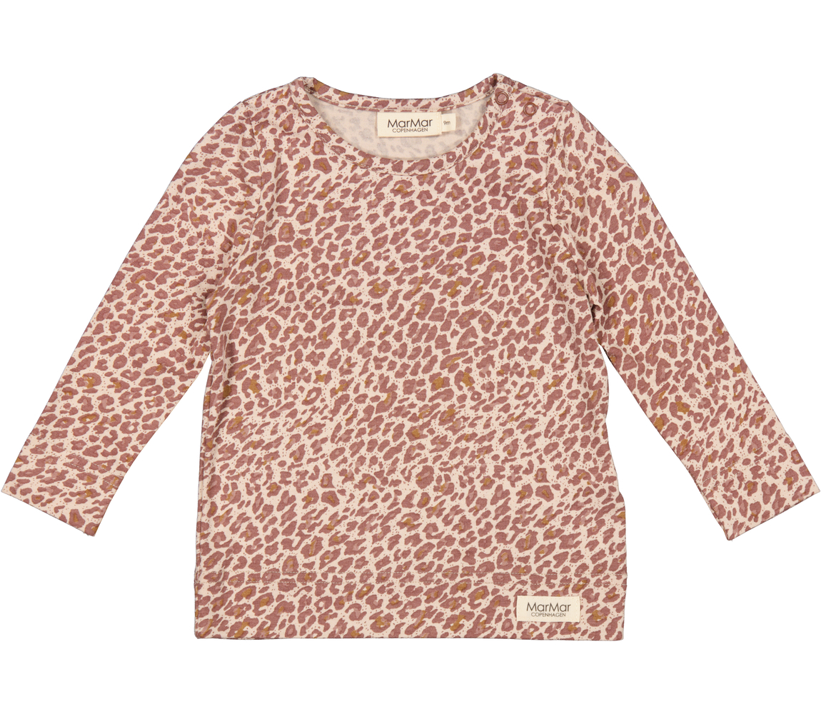 MarMar tričko Tee, Leopard (světle vínová) 4 roky (104 cm)