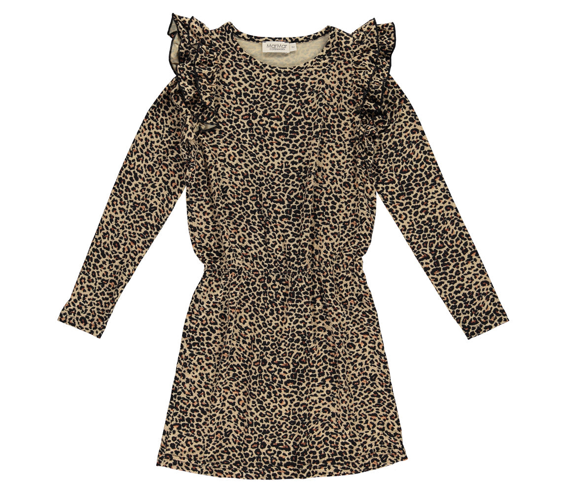 MarMar šaty Leo Doillon Leopard (hnědá) 2 roky (92 cm)