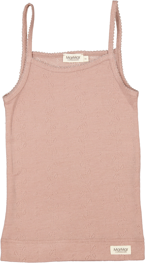MarMar tílko Strap vest merino vlna (pudrově růžové) 2 roky (92 cm)
