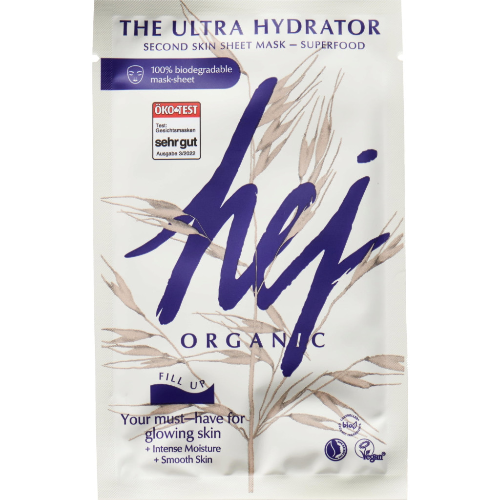 Hej Organic ultra hydratační jednorázová pleťová maska