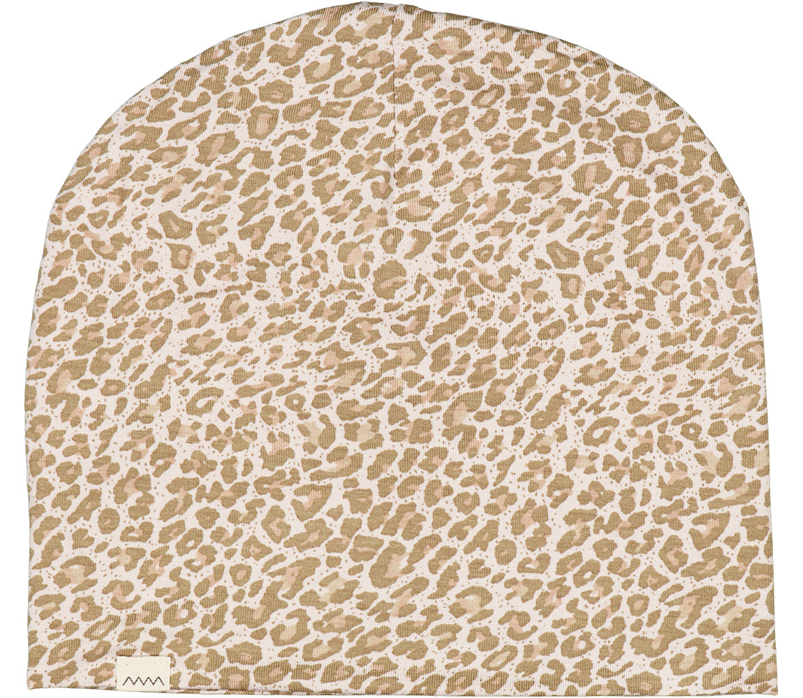 MarMar Leo Beanie čepička, Leopard (světle hnědá)