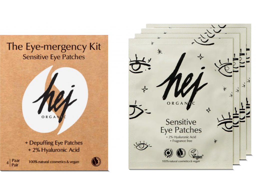 Hej Organic The Eye-mergency Kit (4x maska pod oči)