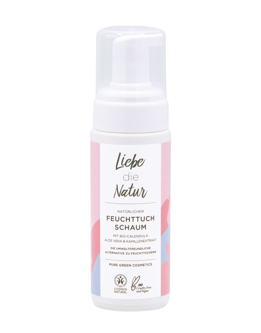 Liebe die Natur zvlhčující pěna na toaletní papír 150 ml