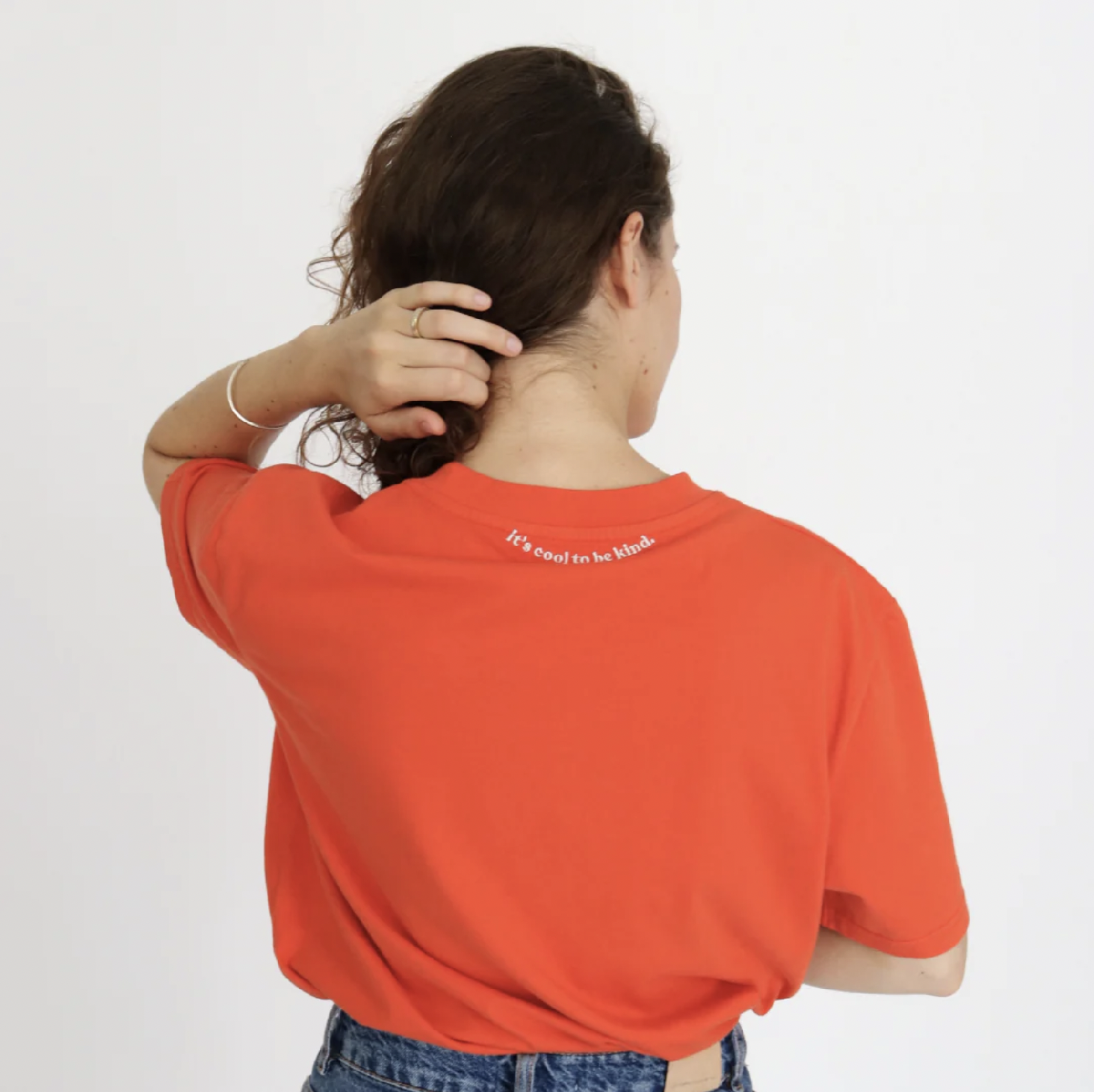 Popeia tričko s krátkým rukávem Kindness z bio-bavlny červené S/M