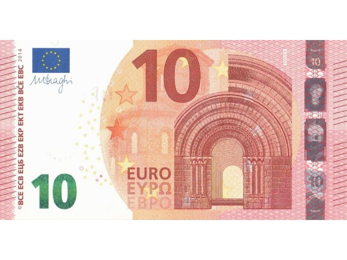 10 Euro 2014 P21e Series EA Letter E UNC