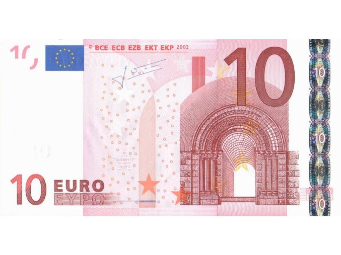 10 Euro 2002 P9y Series Y Letter N UNC (A)