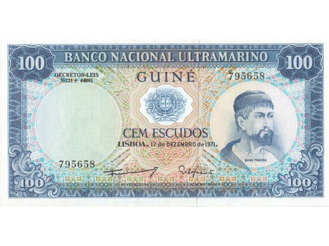 100 Escudos 1971 P45a(4) UNC (A)