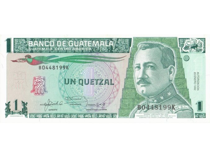 1 Quetzal 3.1.1992 P73c UNC (A)