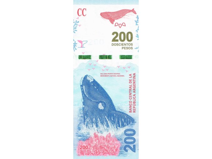 200 Pesos 2016 P364a (1) Series E UNC (A)
