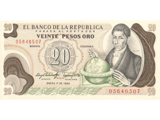 20 Pesos oro 1.1.1983 P409d UNC (A)