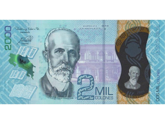 2000 Colones 14.9.2018 PW281 Series B UNC (A)