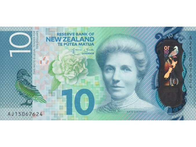 10 Dollars 2015 P192 Series AJ UNC (A)