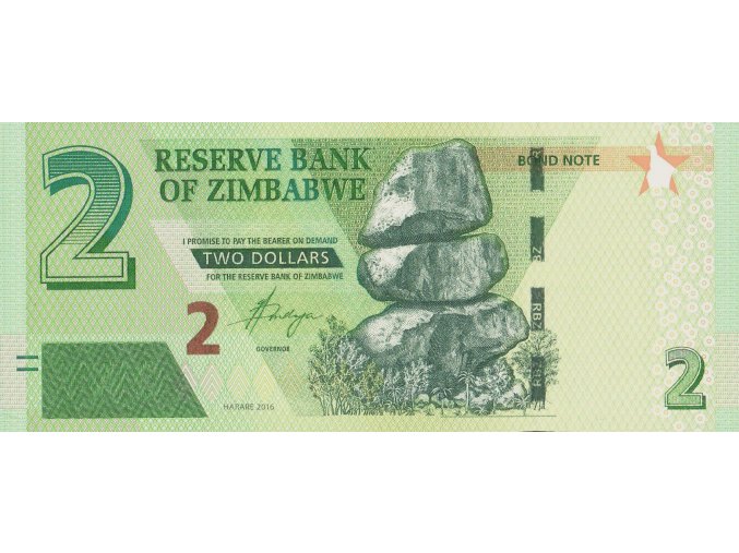 2 Dollars 2016 P99a Series AB UNC (A)