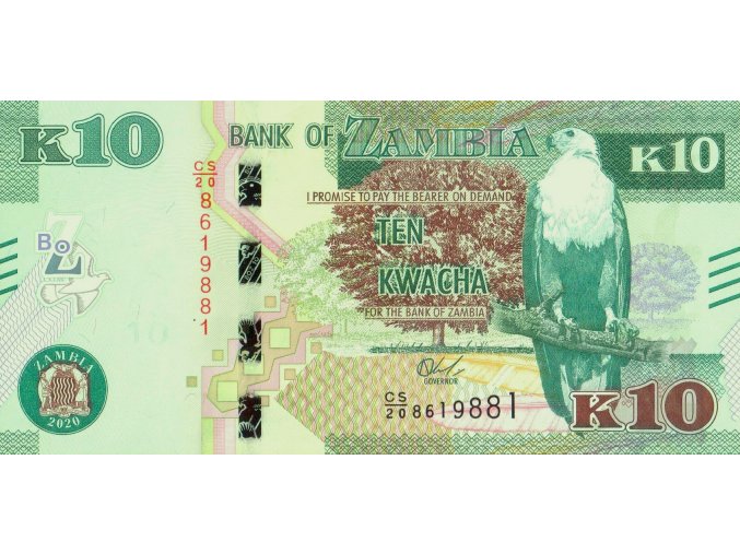 10 Kwacha 2020 P58c Series CS UNC (A)