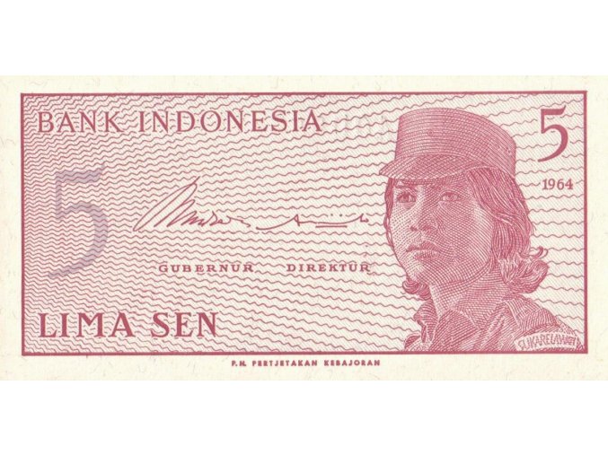 5 sen 1964 P91 UNC (A)