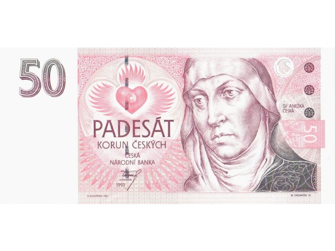 50 Korun 1993 P4a Series A41 UNC (A)