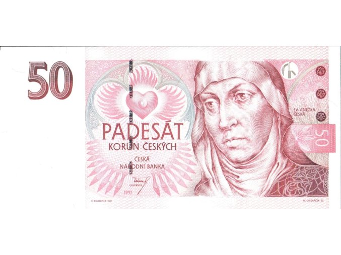 50 KORUN 1997 P17C Prefix E UNC (A)