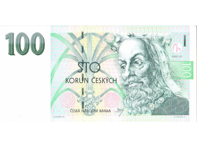 100 KORUN 1997 P18d Serie F UNC (A)