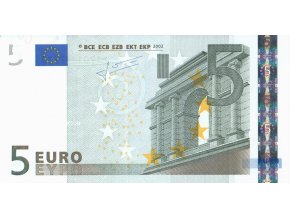 5 EURO UNC 2002 P8m(1) Prefix M Letter U (A)