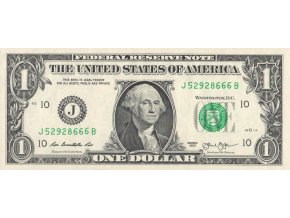1 Dollar 2013 P537 Series F Lettrs J UNC (A)