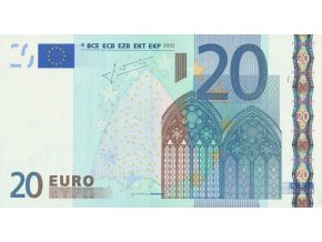 20 Euro 2002 P10x(1) Series X Letter P UNC