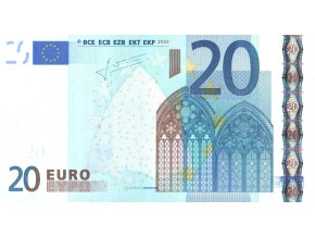 20 Euro 2002 P10u Series U Letter L UNC (A)