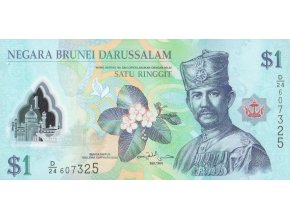 1 Ringgit (1dollar) 2013 P35b Prefix D UNC(A)
