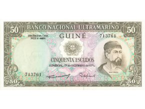50 Escudos 1971 P44a(2) UNC (A)