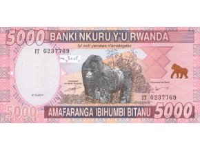 5000 Francs 2014 P41 UNC (A)