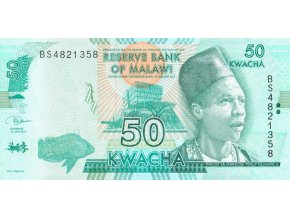50 Kwacha 1.6. 2018 P64 Series BS UNC (A)