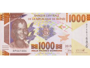 1000 Francs 2015 P48a Series BP UNC (A)