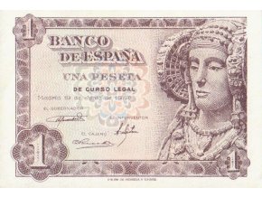 1 Peseta 1948 P135 Series L UNC (A)