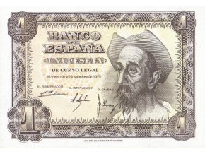 1 Peseta 1951 P139a Series Q UNC (A)