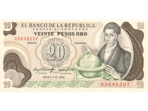 20 Pesos oro 1.1.1983 P409d UNC (A)