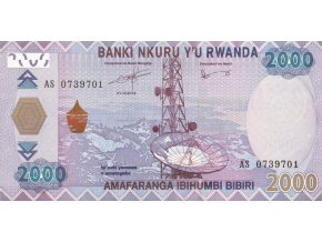 2000 Francs 2014 P40 Series AS UNC (A)