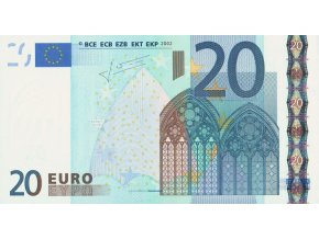 20 Euro 2002 P10x(2) Series X Letter R UNC (A)