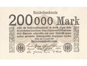 200 000 Mark 9.8.1923 P100 UNC (A)