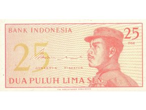 25 sen 1964 P93 UNC (A)