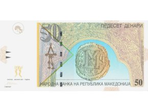 50 Dinari 2001 P15c Prefix CA UNC (A)