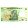 1 Leu 2005 P117e Prefix 09 UNC (R)