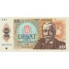 10 Korun 1986 P94b Prefix P UNC (A)
