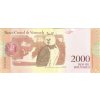 2000 Bolívares 18.8.2016 P96b Prefix B UNC